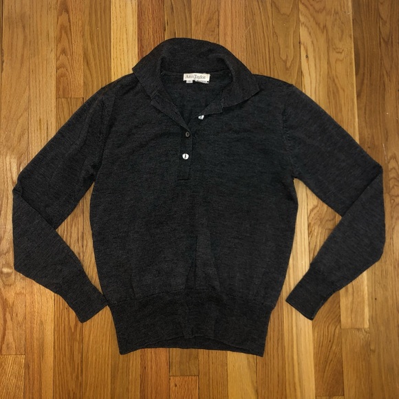 Vintage Ann Taylor 100% wool Crew Sweater - Picture 1 of 8
